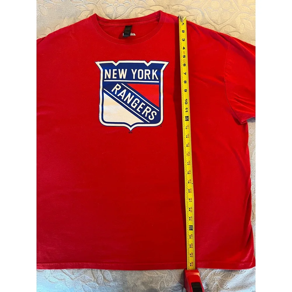 New York Rangers Fanatics NHL Hockey‎ Red Graphic T-Shirt Men's 2XL